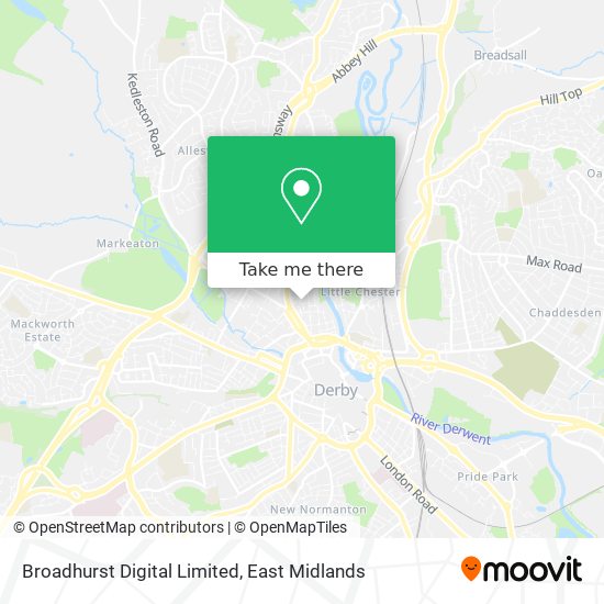 Broadhurst Digital Limited map