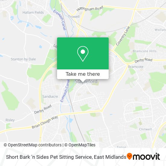 Short Bark 'n Sides Pet Sitting Service map