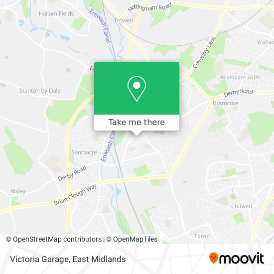 Victoria Garage map