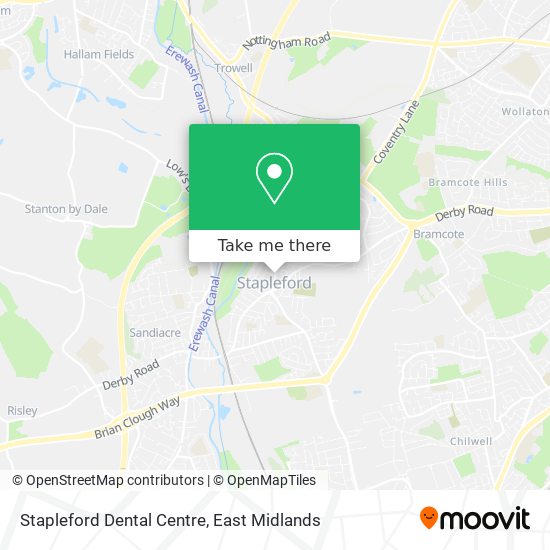 Stapleford Dental Centre map