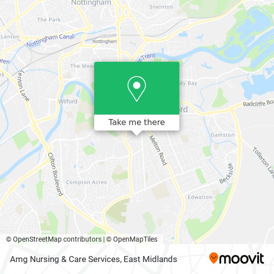 Amg Nursing & Care Services map