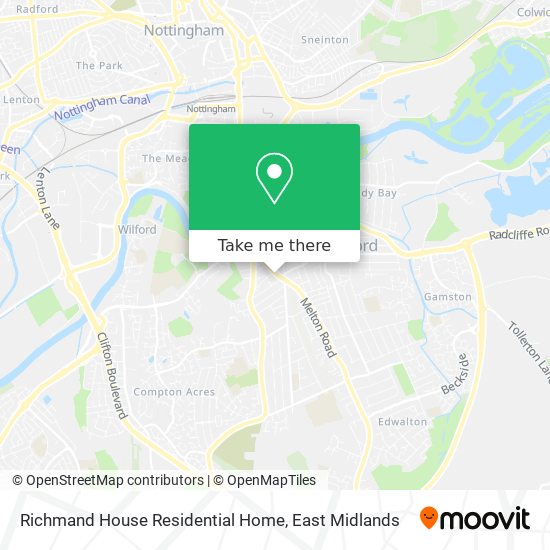 Richmand House Residential Home map