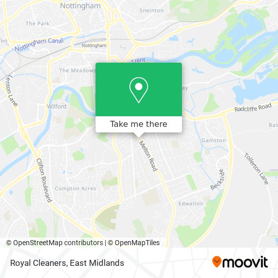 Royal Cleaners map