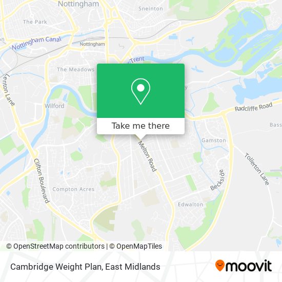 Cambridge Weight Plan map