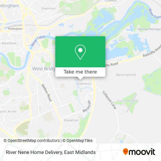 River Nene Home Delivery map