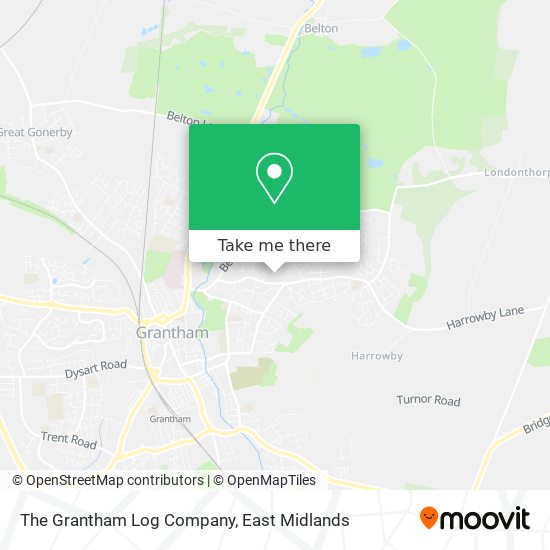 The Grantham Log Company map