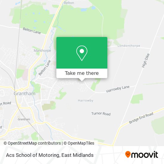 Acs School of Motoring map