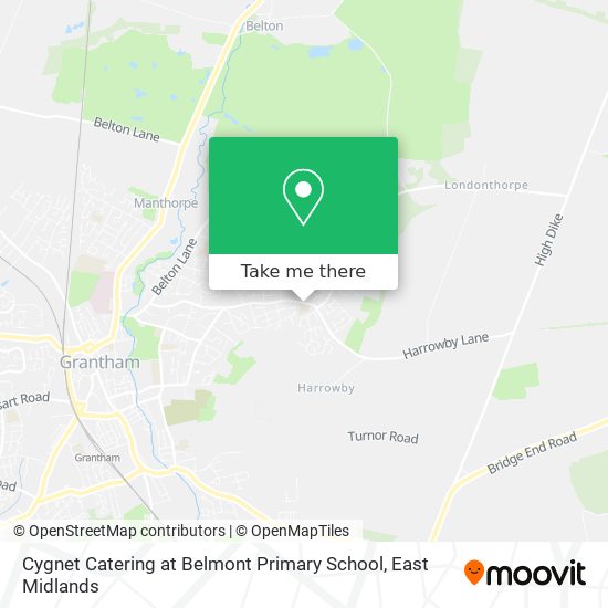 Cygnet Catering at Belmont Primary School map