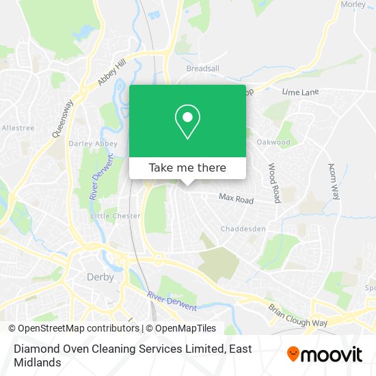 Diamond Oven Cleaning Services Limited map