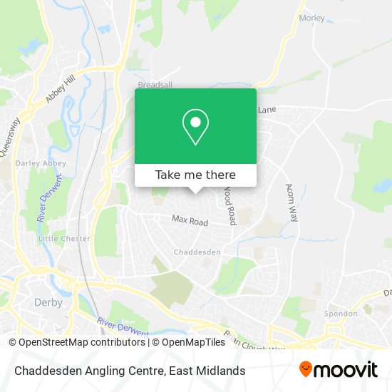 Chaddesden Angling Centre map