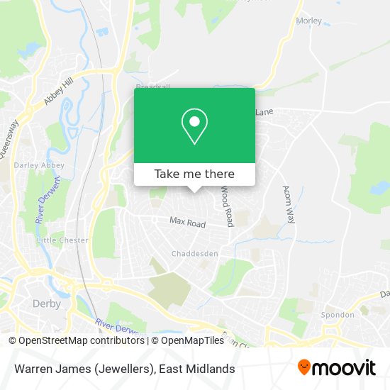 Warren James (Jewellers) map