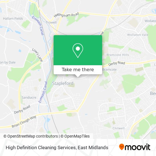 High Definition Cleaning Services map