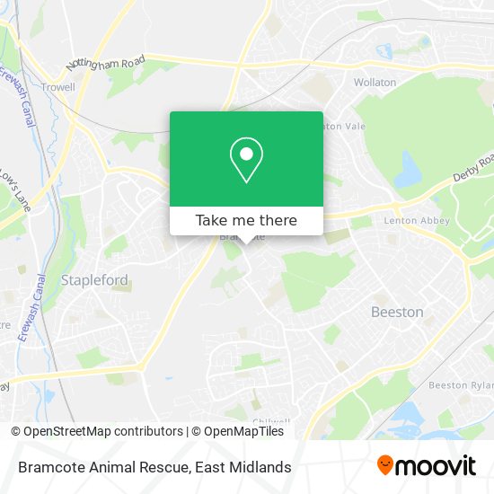 Bramcote Animal Rescue map