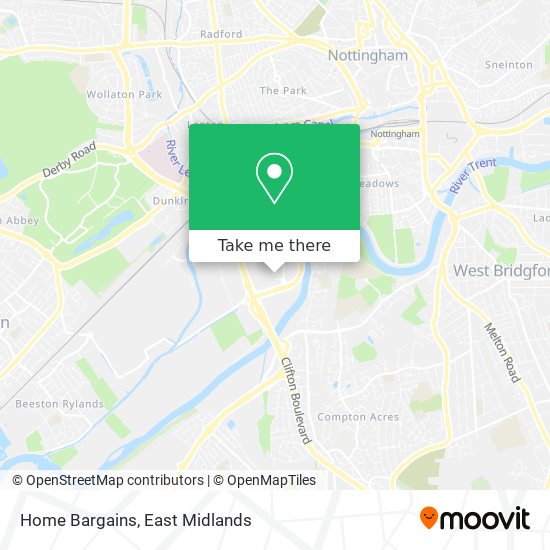 Home Bargains map