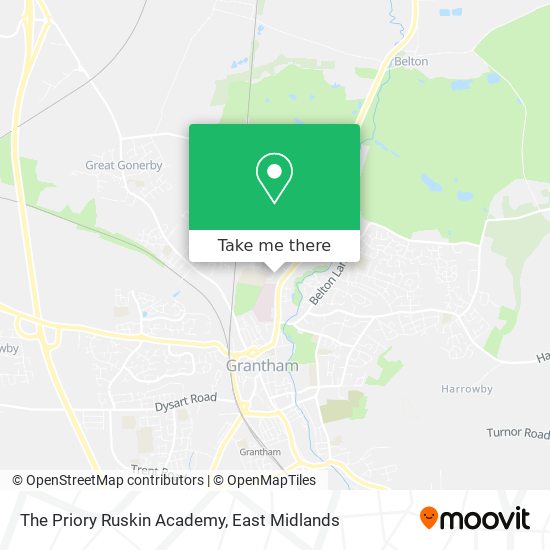 The Priory Ruskin Academy map