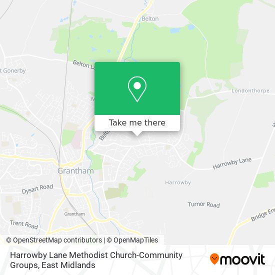 Harrowby Lane Methodist Church-Community Groups map
