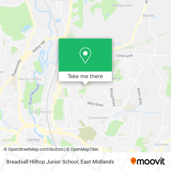 Breadsall Hilltop Junior School map