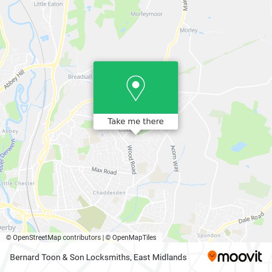 Bernard Toon & Son Locksmiths map