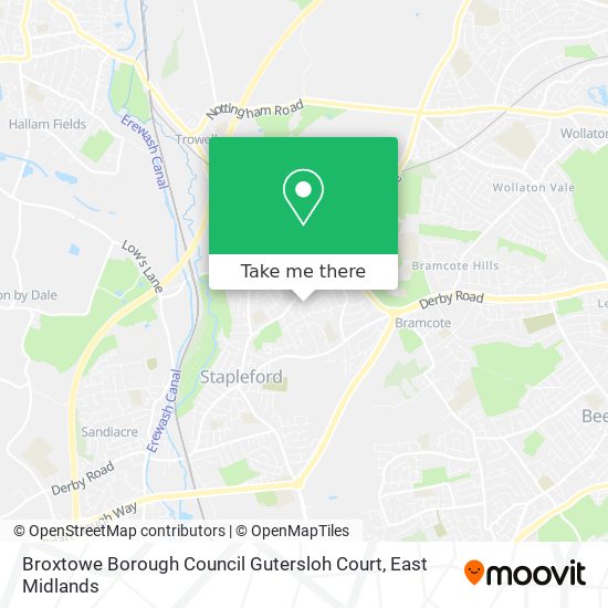 Broxtowe Borough Council Gutersloh Court map