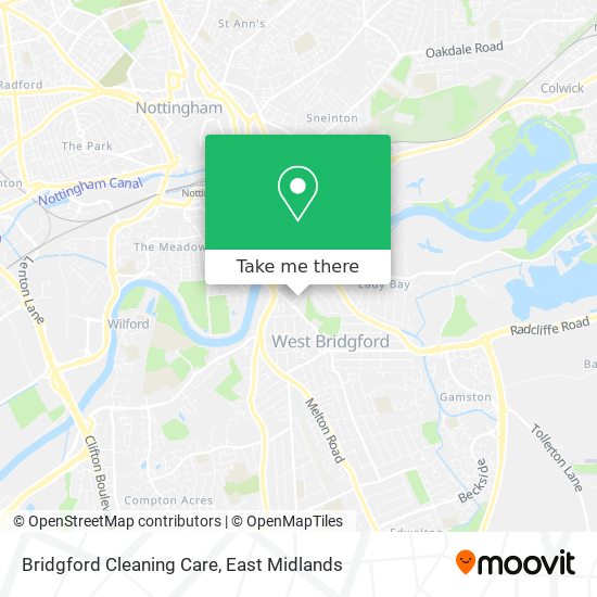 Bridgford Cleaning Care map