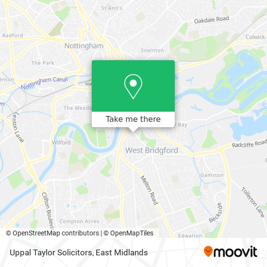 Uppal Taylor Solicitors map