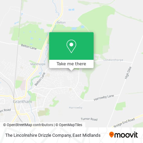 The Lincolnshire Drizzle Company map