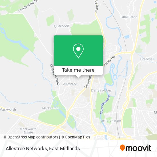 Allestree Networks map