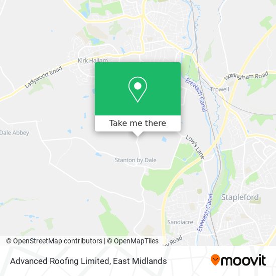 Advanced Roofing Limited map