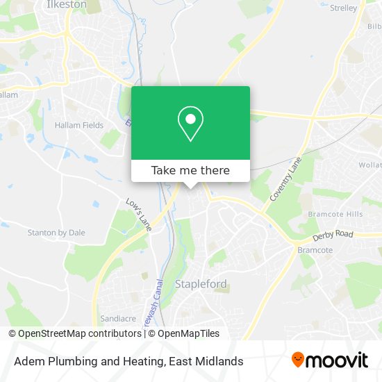 Adem Plumbing and Heating map