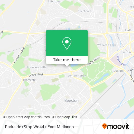 Parkside (Stop Wo44) map