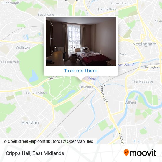 Cripps Hall map