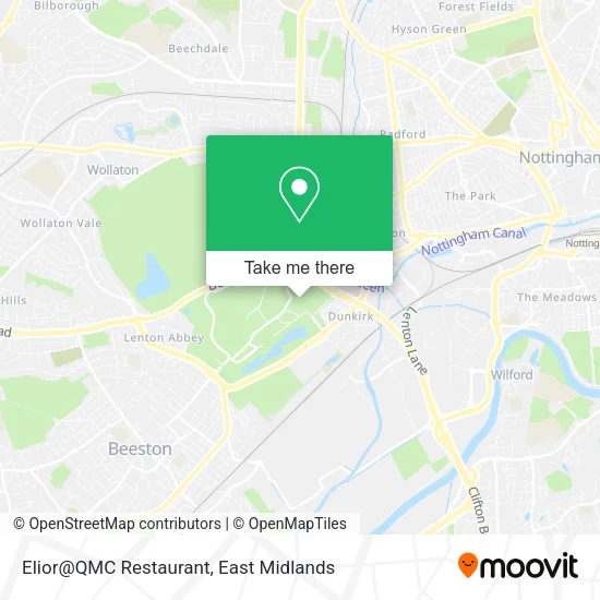 Elior@QMC Restaurant map