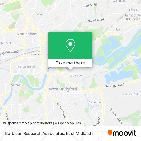 Barbican Research Associates map
