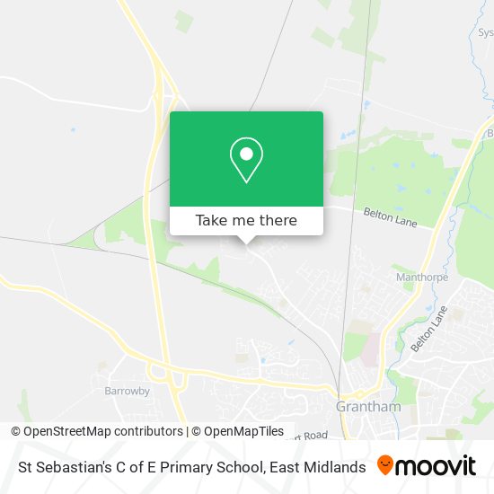 St Sebastian's C of E Primary School map