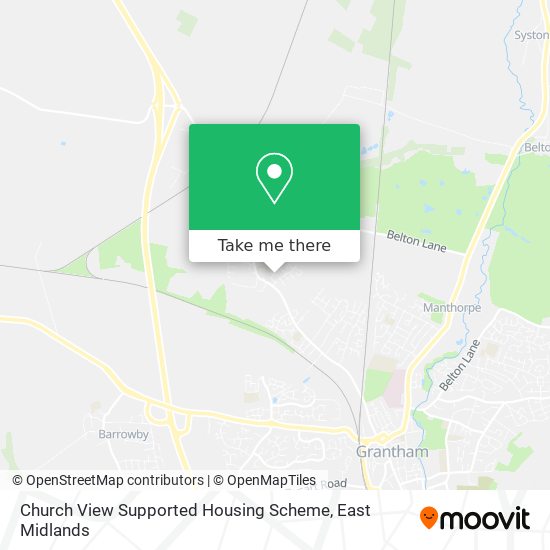 Church View Supported Housing Scheme map