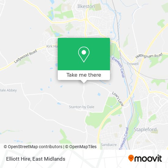 Elliott Hire map