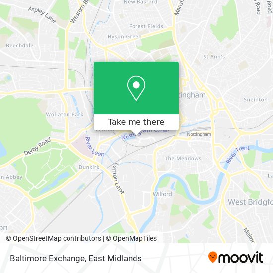 Baltimore Exchange map