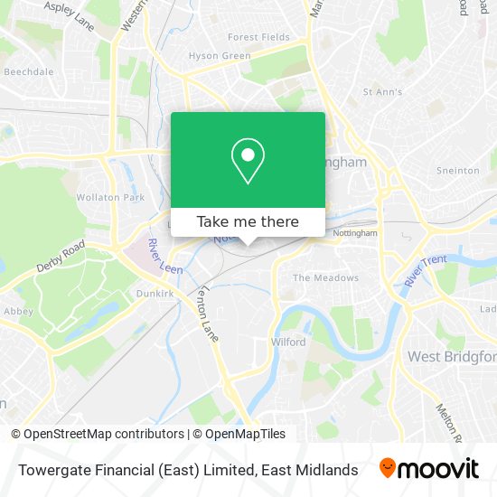 Towergate Financial (East) Limited map