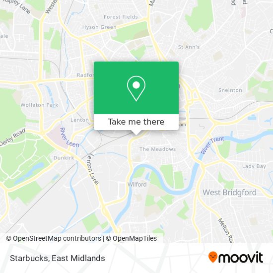Starbucks map