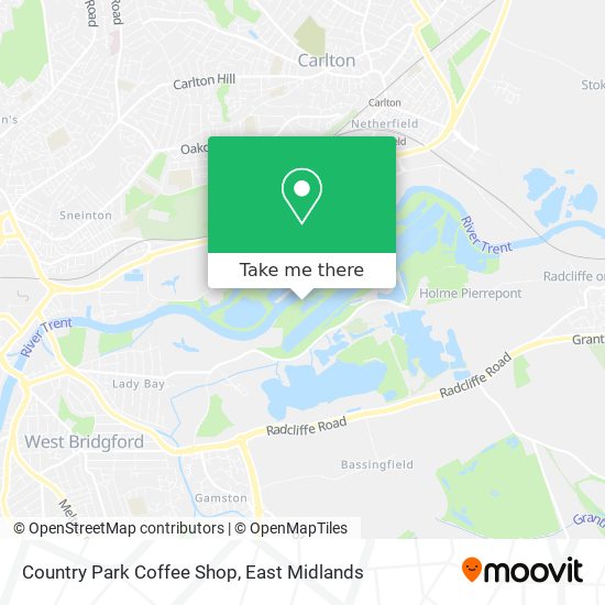 Country Park Coffee Shop map