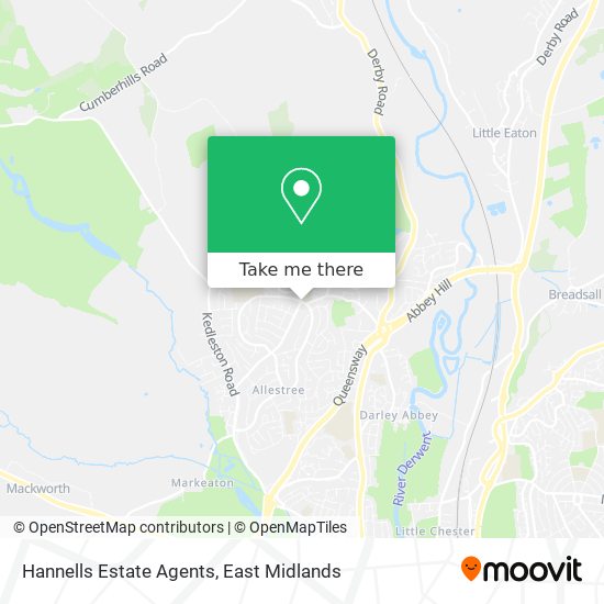 Hannells Estate Agents map