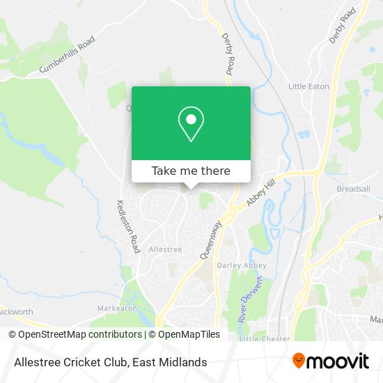 Allestree Cricket Club map