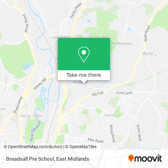 Breadsall Pre School map