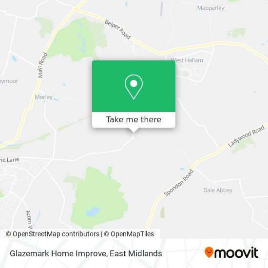Glazemark Home Improve map