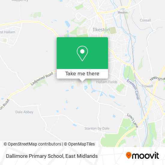 Dallimore Primary School map