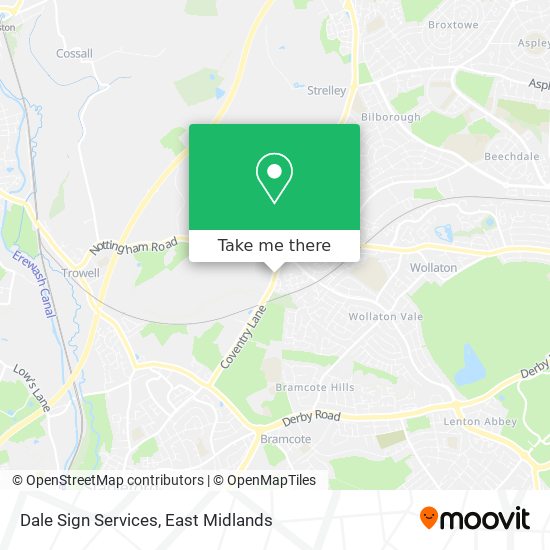 Dale Sign Services map