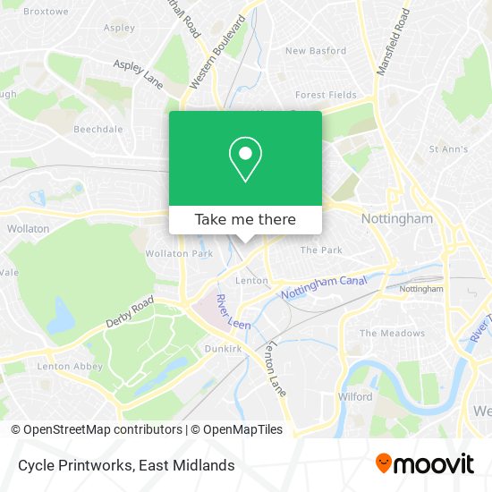 Cycle Printworks map