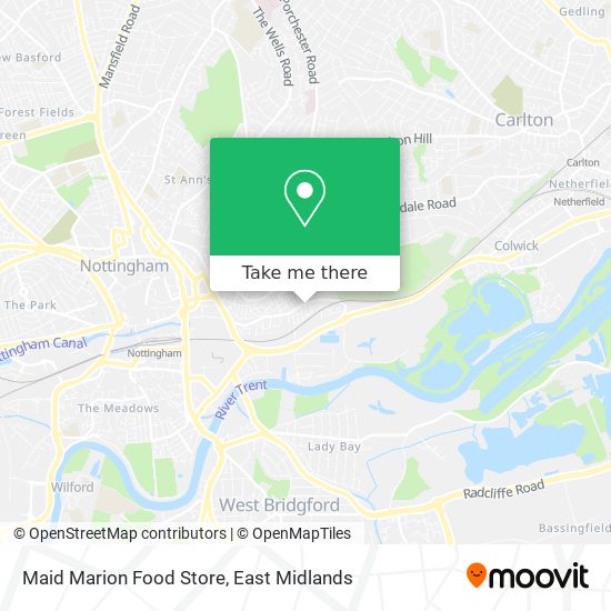 Maid Marion Food Store map