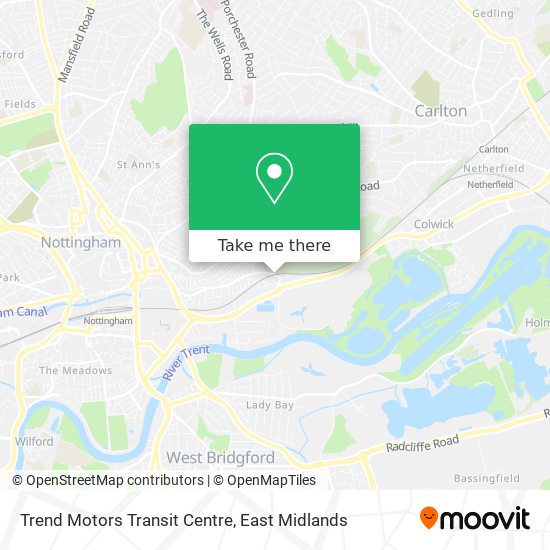 Trend Motors Transit Centre map