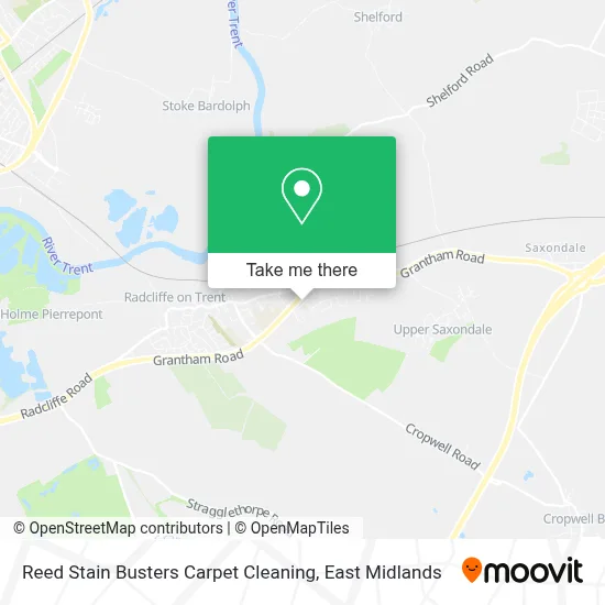 Reed Stain Busters Carpet Cleaning map